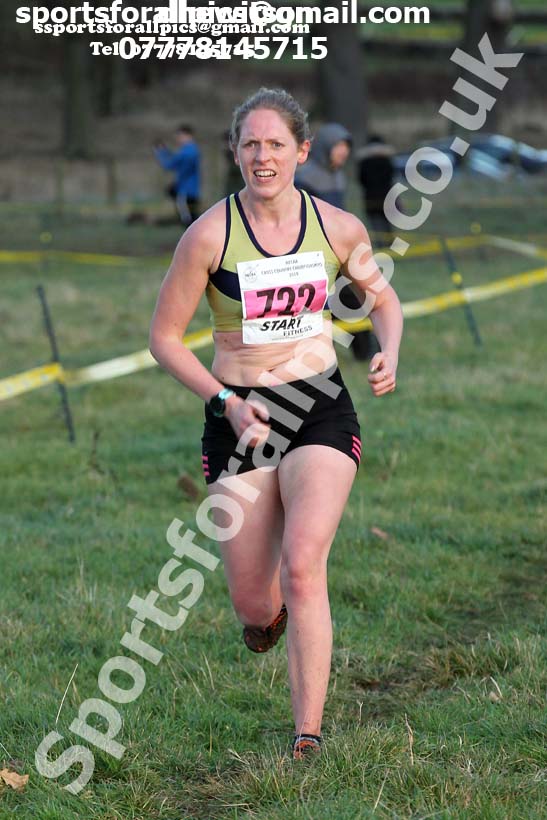 Senior womens cross country, 2019 North Eastern Cross Country Champs., Alnwick, Northumberland.  Photo: David T. Hewitson/Sports for All Pics